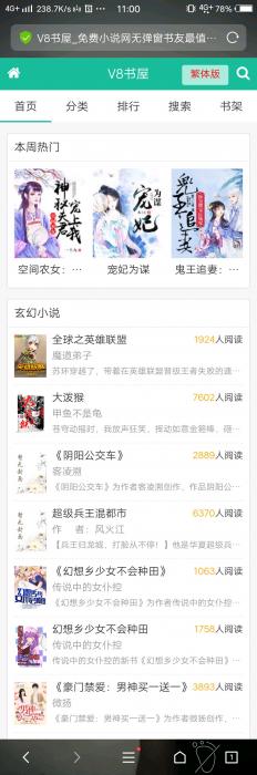 非常好看的小说网站源码带教程-AI源码网