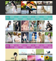 价值180的仿3641美女图库帝国CMS内核整站源码-AI源码网