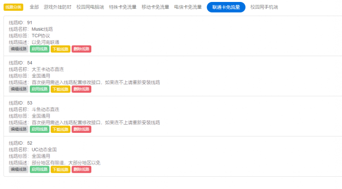 最近很火的斗鱼大王卡动态线路免流系统搭建教程联通电信必免-AI源码网