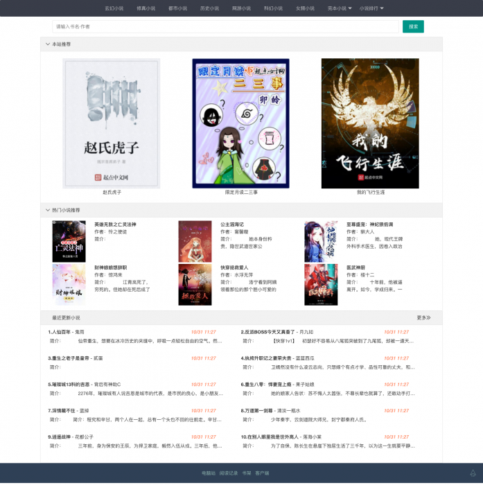 最新小说精品屋plus v2.7.1网站源码发布，完善作家后台-AI源码网